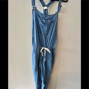 Wilfred Free Denim Overalls with Drawstrings